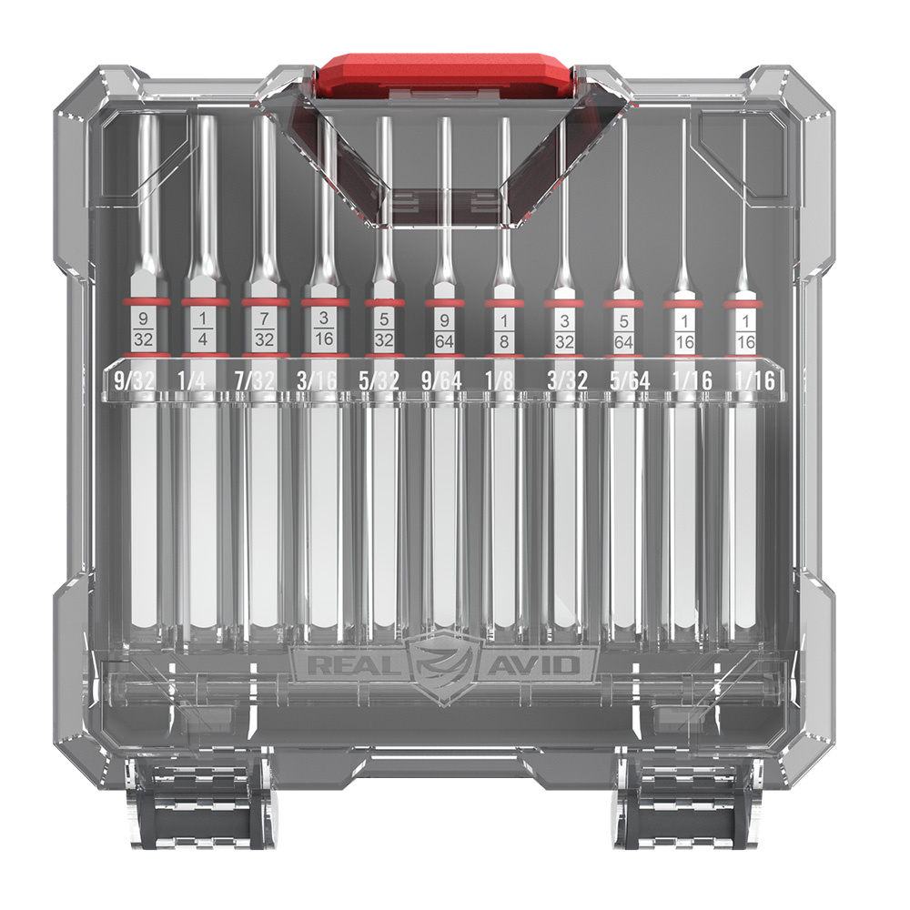 Real Avid - Zestaw wybijaków Standard Pin Accu-Punch - 11 elementów - Stalowe - AVAPK-S 2 Zdjęcie 1 — SPC-45779