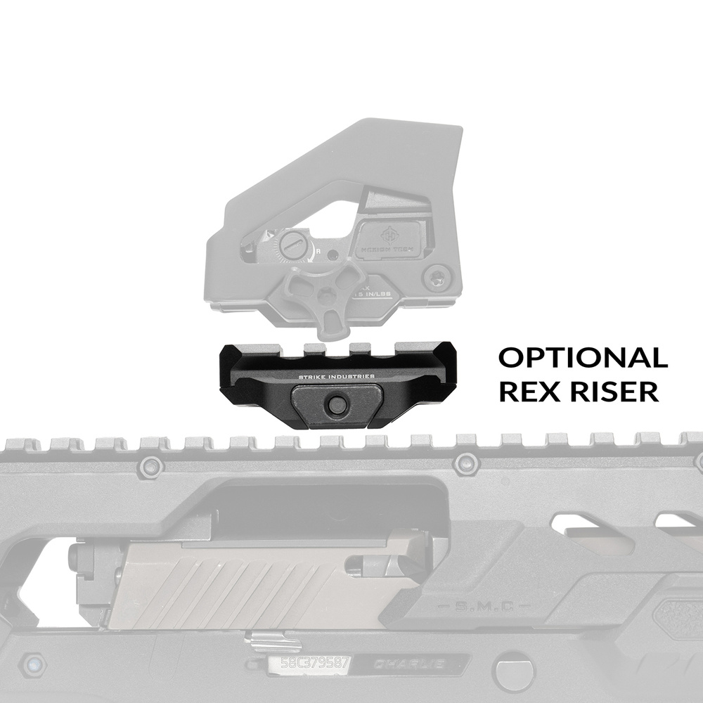 Strike Industries - Płytka montażowa do kolimatorów pistoletowych REX Optic Mount V2 - SI-REX-V2 14 Zdjęcie 14 — SPC-45853