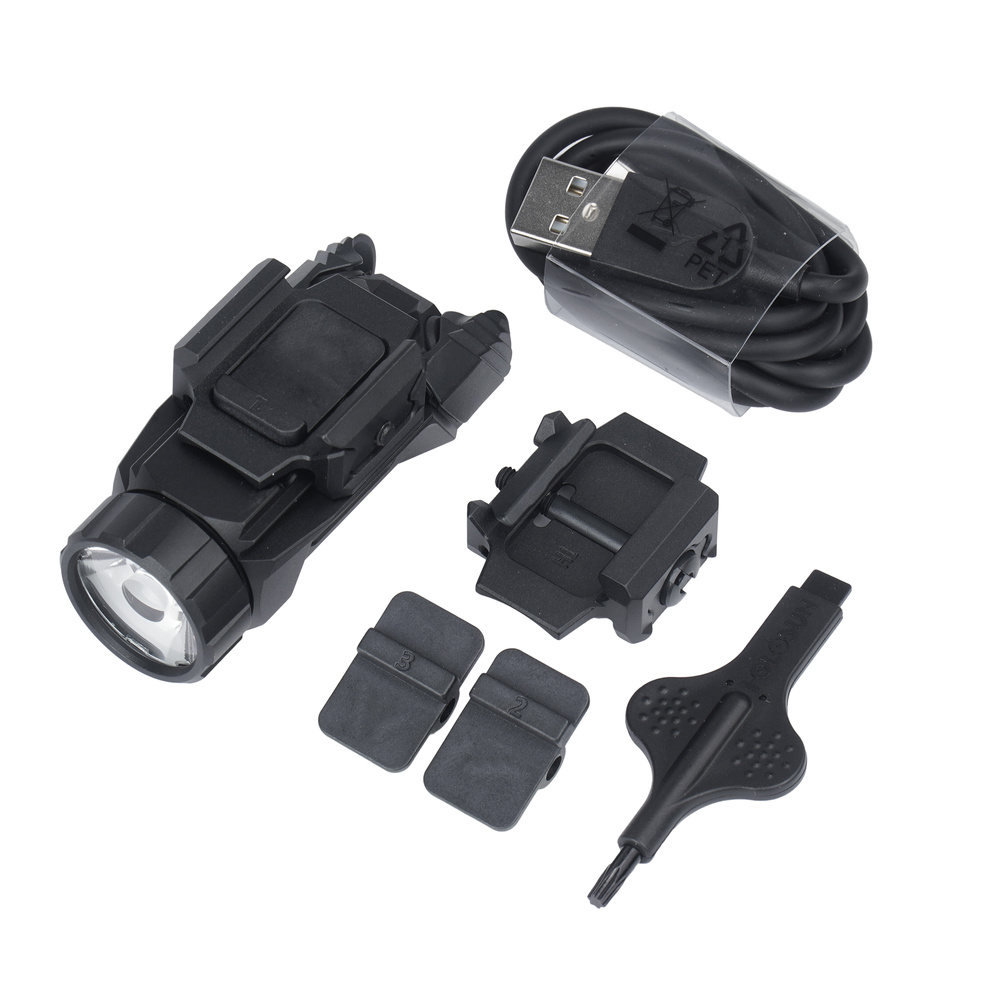 Holosun - Taktyczna latarka na pistolet K - 6500 cd - Czarna - P.ID-K 10 Zdjęcie 10 — SPC-45913