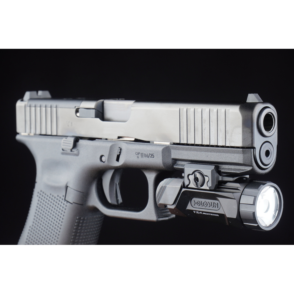 Holosun - Taktyczna latarka na pistolet K - 6500 cd - Czarna - P.ID-K 12 Zdjęcie 12 — SPC-45913