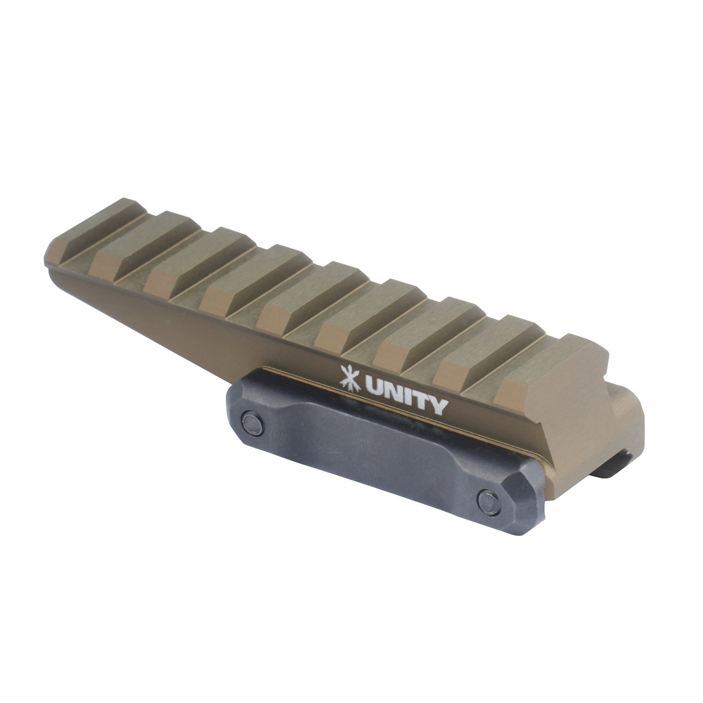 Unity Tactical - Montaż FAST Optic Riser Lower 1/3 - Picatinny - Aluminium - FDE - FST-ORF 2 Zdjęcie 1 — SPC-45940