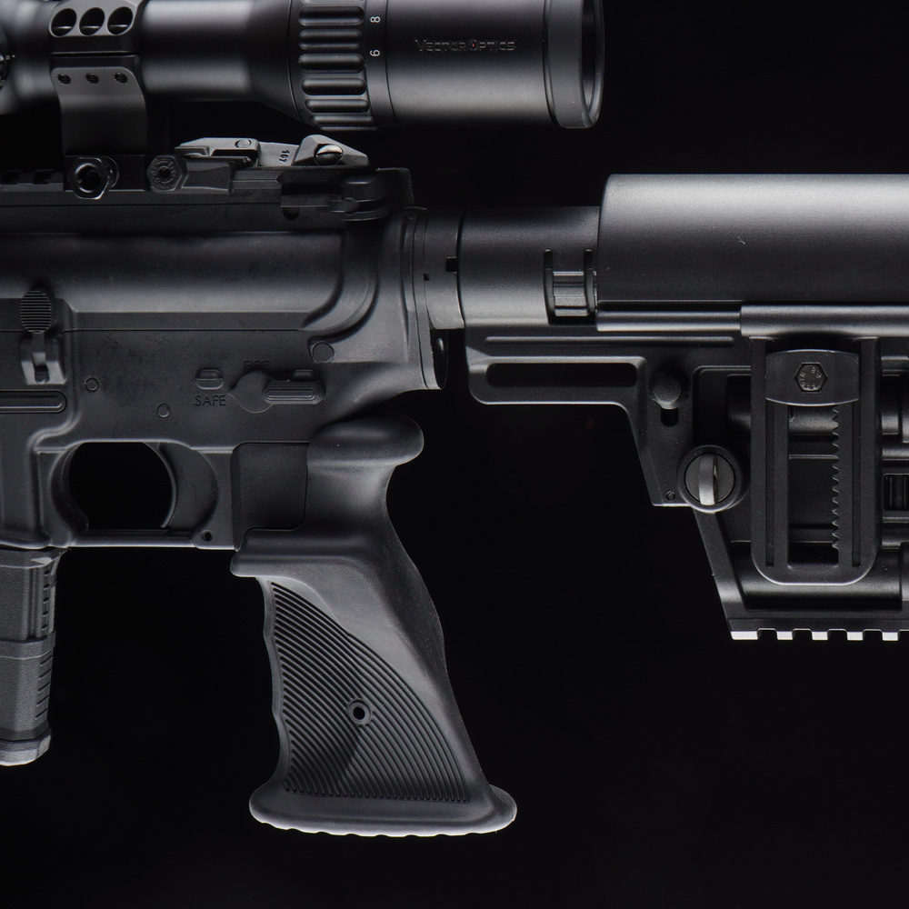 DLG Tactical - Chwyt pistoletowy dla platformy AR Rubberized Sniper Grip - Czarny - DLG-183 6 Zdjęcie 6 — SPC-46973