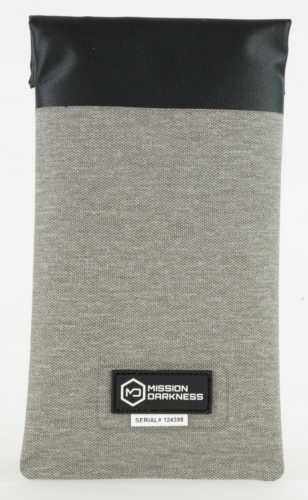 Pokrowiec na telefon Mission Darkness Dry Shield Faraday. Wymiary 7,5" x 4" 2 Blank pic resize dsps.png