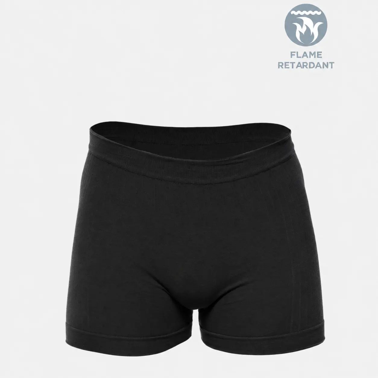 Trudnopalne Bokserki Termoaktywne NFM GARM HSO Boxer Shorts 2.0 FR 2 Czarne bokserki z oznaczeniem ognioodporności