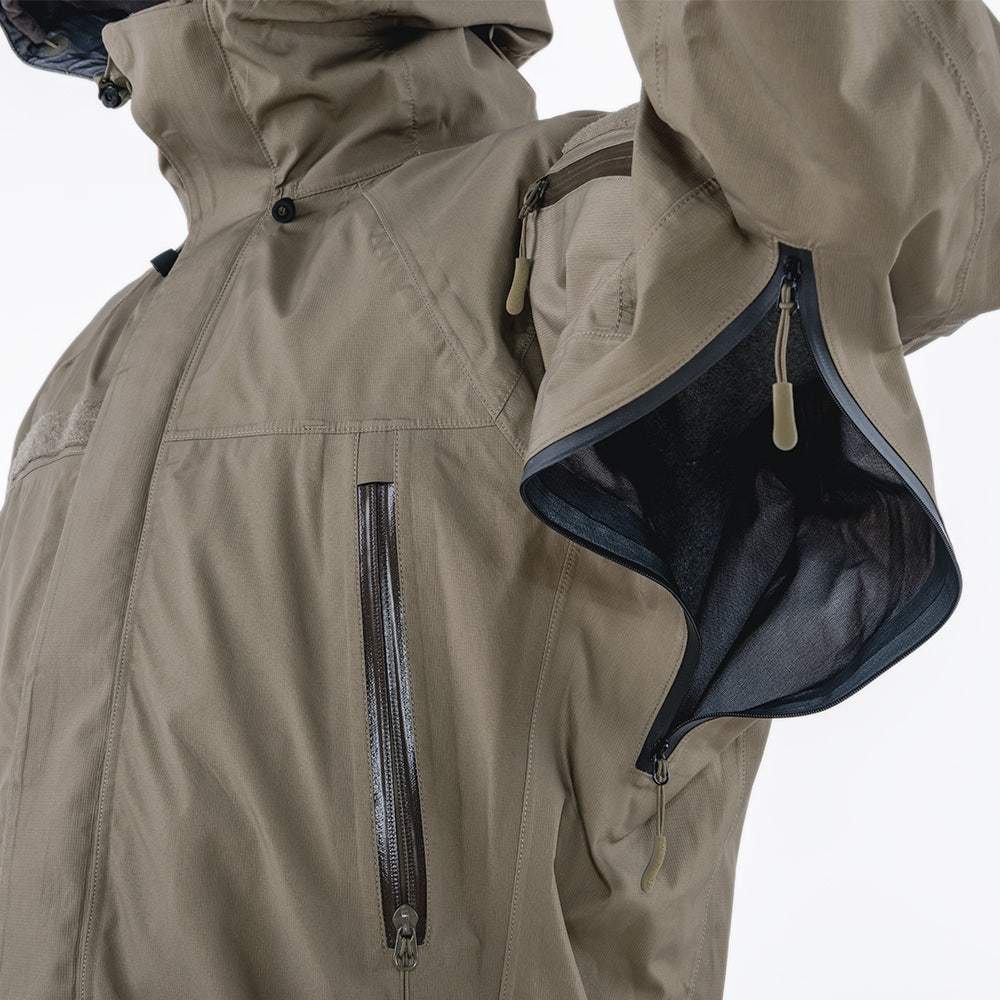 Wodoodporna Kurtka Taktyczna z Membraną NFM GARM Hard Shell 2.0 (GLUE) Raptor Green 5 HardShell Jacket setail 03 cc06.jpg