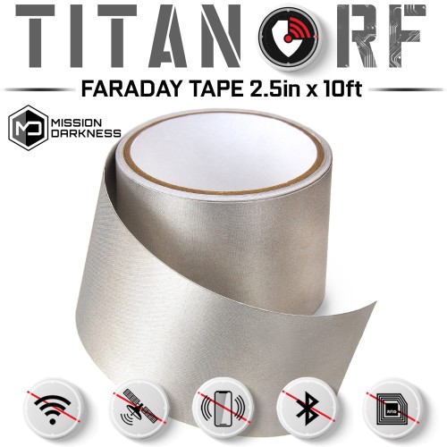 Taśma ekranująca Mission Darkness TitanRF do Faraday, 6,35 cm x 3,05 m 1 MDFT US 2.5x10 hero.jpg