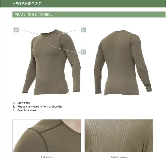 PDS GARM HSO SHIRT 2.0 spc