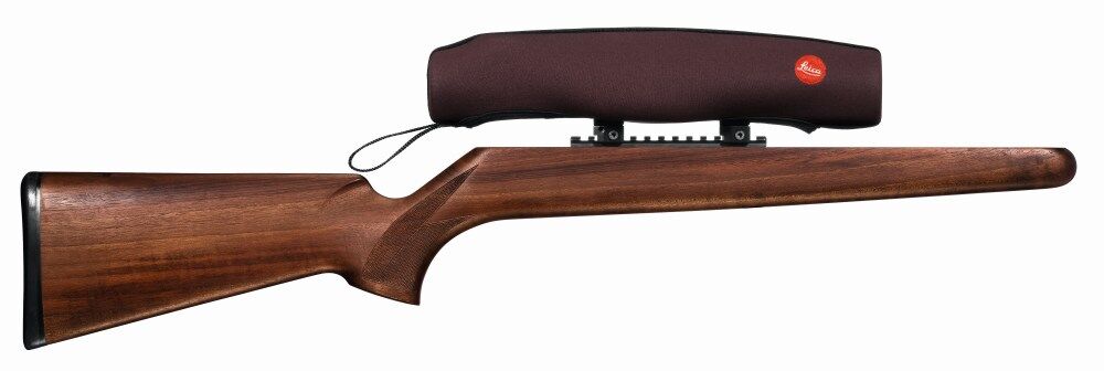 Osłona-pokrowiec lunety Leica M (x42) brązowa 59027 1 big Riflescopes Cover brown front.jpg