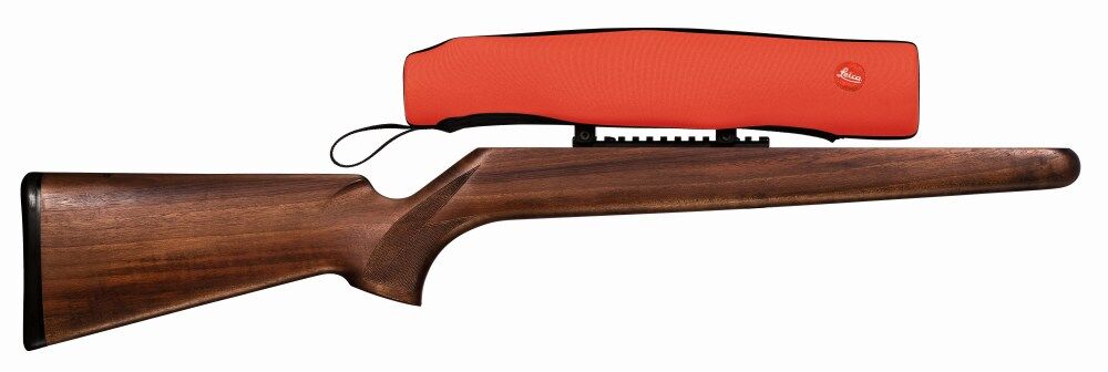 Osłona-pokrowiec lunety Leica S x24, pomarańczowa 1 big Riflescopes Cover orange front 2.jpg